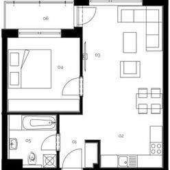 REZERVOVANÝ - Posledný 2-izbový byt s balkónom a garážovým státím v cene v skolaudovanej novostavbe