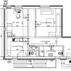 Nový priestranný 2i byt v centre Kopánky