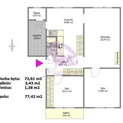 | KomPletná ReKonštrukcia | 3-izbový byt v centre