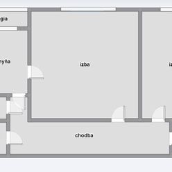 2 izbový byt vo Vrakuni v pôvodnom stave