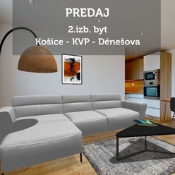 Rrezevované - PREDAJ: 2.izb. byt s krásnym výhľadom na Myslavský les - Košice - KVP - Dénešova