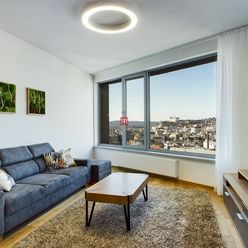 HERRYS  - Na prenájom zariadený 3 izbový byt  s krásnym výhľadom v novostavbe Sky Park, parking