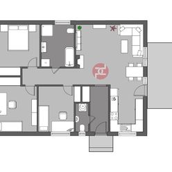 Novostavba v ŠTANDARDE podľa výberu | 4-izb. bungalov | v tichom prostredí | Lužianky