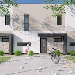 Predaj rodinného domu, Padáň, novostavba, 4 izby, pozemok 172 m2, záhrada, parkovacie státia