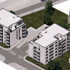 Ponúkame na predaj 3 - izb. byt vo výstavbe 73,90 m2, s balkónom 6,81 m2 a terasou 29,54m2 Púchov.
