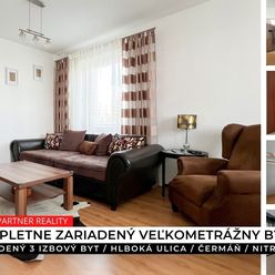 Prenájom - zariadený 3 izbový byt, Hlboká, Nitra