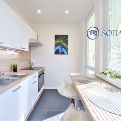 REZERVOVANÉ / PREDAJ - 3D: kvalitne zrekonštruovaný 1-izbový byt; loggia; Rača - Novohorská ul.
