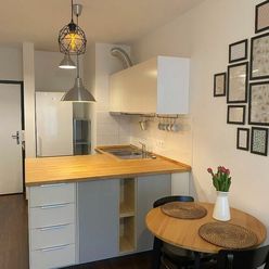 REZERVOVANÉ - krásny, kompletne zariadený 1.5 izbový byt v novostavbe v mestskej časti Slnečnice zón