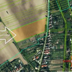 Predaj investičného stavebného pozemku určeného na výstavbu rodinných domov, o rozlohe 21 278 m2, Ru