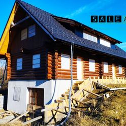 Krásna zrubová chata v obci Chvojnica o výmere 98m2