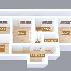 PRIESTRANNÝ -  4 izbový byt v pôvodnom stave v perfektnej lokalite