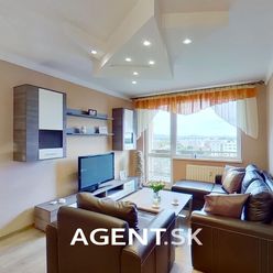 AGENT.SK | Na predaj kompletne zariadený 4-izbový byt s lodžiou s výhľadom na mesto Košice