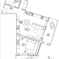 2-izbový byt v novom projekte ByvanieSvornosti Byt F2
