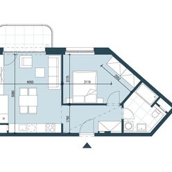 2-izbový apartmán v Ružinove   BONUS na zariadenie apartmánu 15 000 EUR