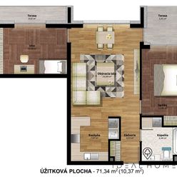 firma IDEAL HOMES, s.r.o. ponúka na predaj v Dunajskej Strede 3 izbový byt