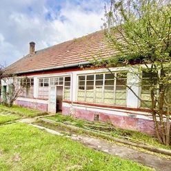 Predám- vidiecky rodinný dom s priestranným pozemkom 2016 m2 v obci Dvory nad Žitavou
