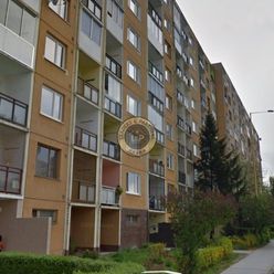1 izbový byt Košice -Sídlisko Ťahanovce, Sofijská, pôv stav, loggia