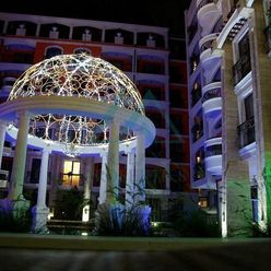 Nádherný 2 izbový apartmán, luxusný 4* komplex Harmony Palace, len 300m od pláže Kiki Beach, Slnečné