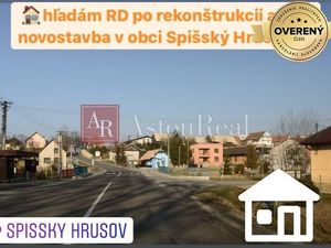 Kúpa: hľadám RD po rekonštrukcii alebo novostavbu v obci Spišský Hrušo