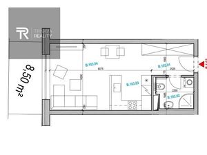 TRNAVA REALITY EXKLUZÍVNE - 1-izb. byt s veľkou terasou 8,5 m2 v modernej novostavbe v Sládkovičove