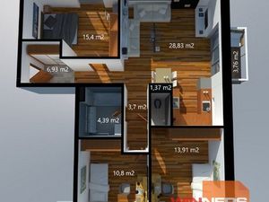Novostavba – 4 – izbový byt v Kurime na predaj