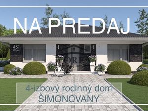Praktická 4 izbová novostavba rodinného domu v ŠIMONOVANY