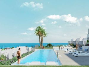 Novostavba - domy pri pláži s 2 spálňami a nádherným výhľadom na more vo Villajoyosa; Costa Blanca S