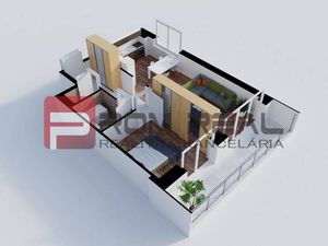 Na predaj 2 izbový byt v novom projekte Byty Rozálka Pezinok - byt 3D