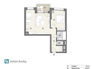 REZERVOVANÝ- Nový 2-izbový byt v polyfunkčnom komplexe KLINGERKA - Ružinov