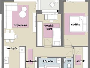 TOP CENA! 3 izbový byt v novostavbe s podlahovým kúrením, Miloslavov