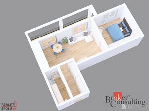 PRIPRAVUJEME Dizajnovo zariadený 2 izbový byt s balkónom, 62,5 m2 Zuzany Chalupovej Slnečnice, Brati