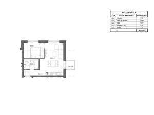 NOVOSTAVBA 2-izbový byt v komplexe WEST - Galanta A.2.4 Bytový dom