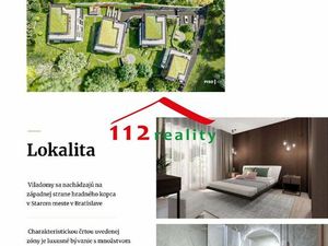 112reality - Predaj luxusných 4 izbových bytov v mestských vilách, Staré mesto, VILADOMY SLÁVIČIE