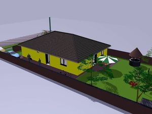 Predaj novostavba  rodinný dom v obci Závod s pekným priestranným pozemkom
