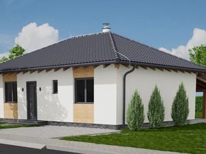 Novostavba, nízkoenergetického rodinného domu v projekte ,, Pod Striebonicou ,, - bungalov 5