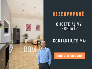 REZERVOVANÝ: DOM-REALÍT ponúka Novostavbu veľkého, zariadeného 2 izbového bytu na ulici Estónska