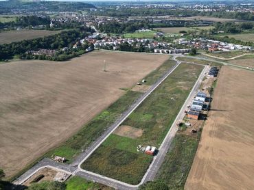 DOLINKY - stavebné pozemky pri Piešťanoch, právoplatne skolaudované siete