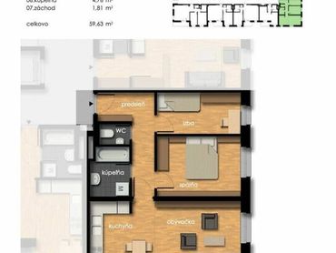 Predaj 3-izbový byt,  novostavba