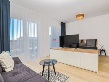 HERRYS - Na prenájom 1,5 izbový byt s loggiou a garážovým státím v novostavbe Slnečnice