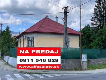 Predaj - starší rodinný dom v Martine na ulici Francúzskych partizánov