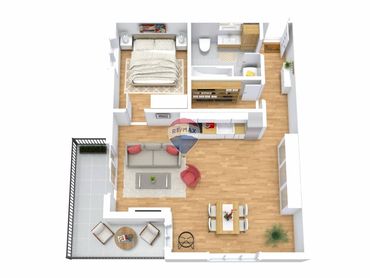 2 izbový byt v novostavbe s lodžiou, skladom a garážou v cene
