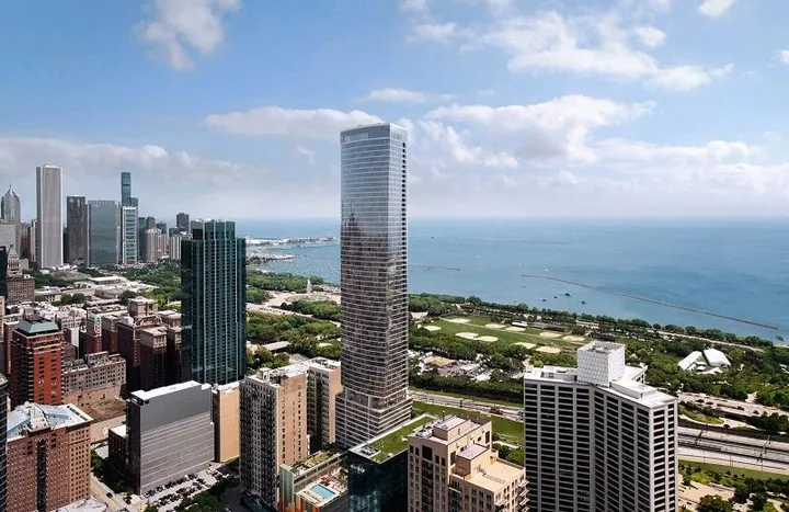 V Chicagu dokončujú mrakodrap s viac ako 700 bytmi