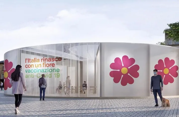 Taliansky architekt navrhol modulárne pavilóny na očkovanie proti Covid-19