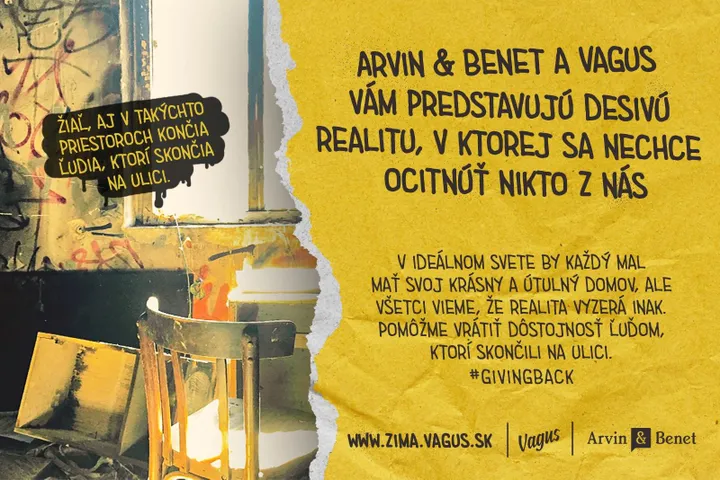 Aj vy môžete pomôcť ľuďom bez domova, aby sa bezdomovectvo nestalo ich novou realitou