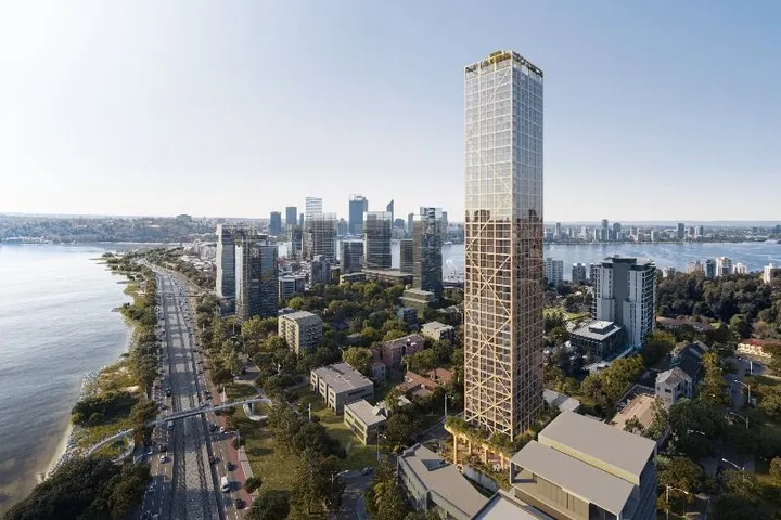 V Austrálii vyrastie rekordne vysoká hybridná drevostavba