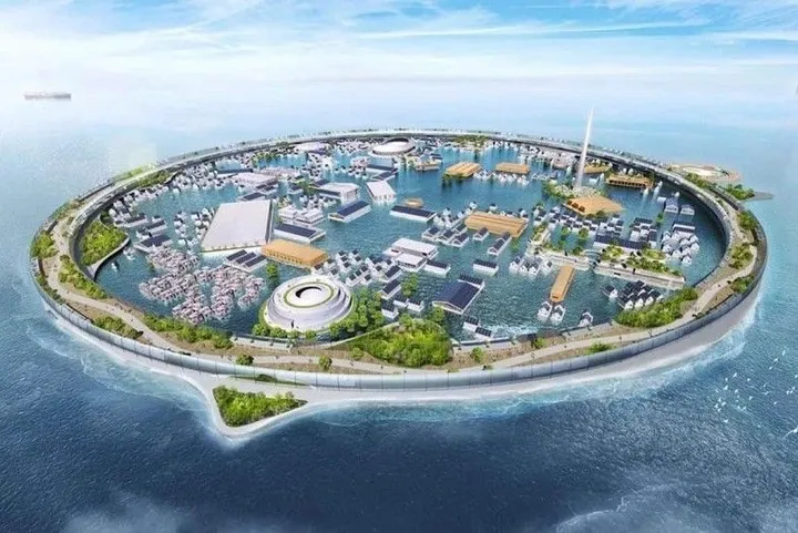Sebestačné plávajúce mesto pre 40 000 ľudí