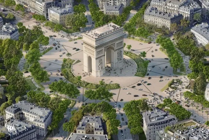 Champ-Élysées v Paríži sa premení na veľkú mestskú záhradu