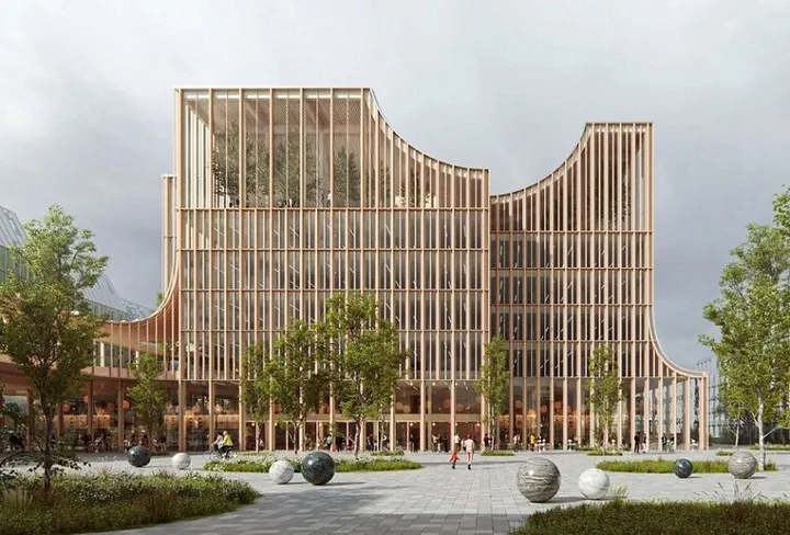 Magistrát fínskeho mesta Espoo sa presťahuje do elegantnej drevostavby