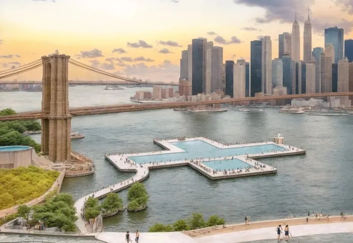 New York bude mať prvé riečne mestské kúpalisko v USA