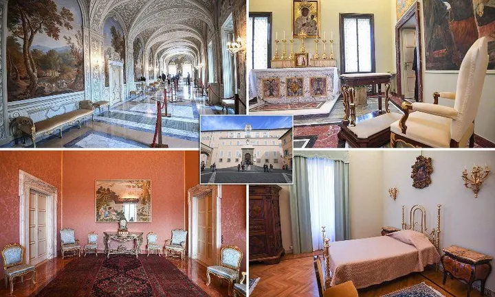 Honosné letné sídlo pápežov v talianskom Castel Gandolfo